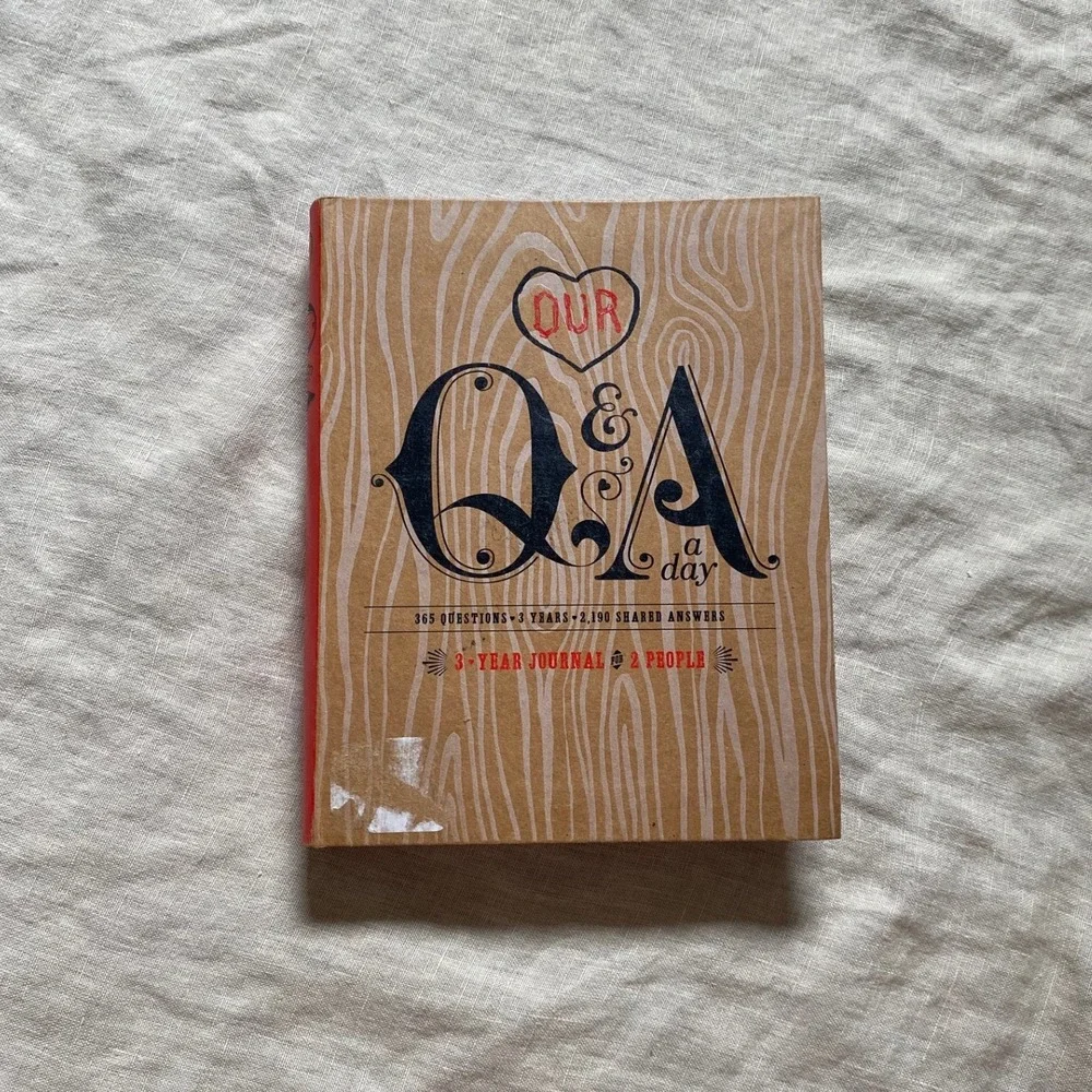Our Q&A a Day 3-Year Journal for 2 People Potter Style Couples Guided Diary New